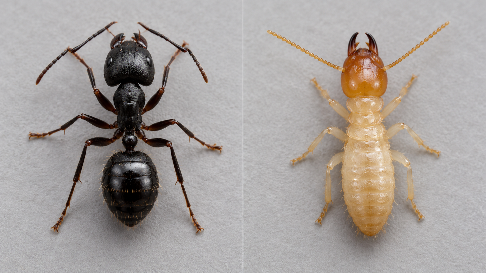 Ant and Termite Macro Comparison